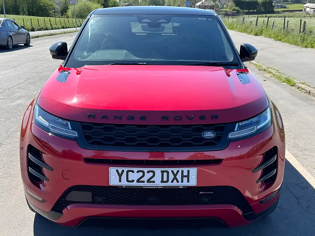 Used 2022 Land Rover Range Rover Evoque Edition Firenze Red - Interior and Exterior details 3