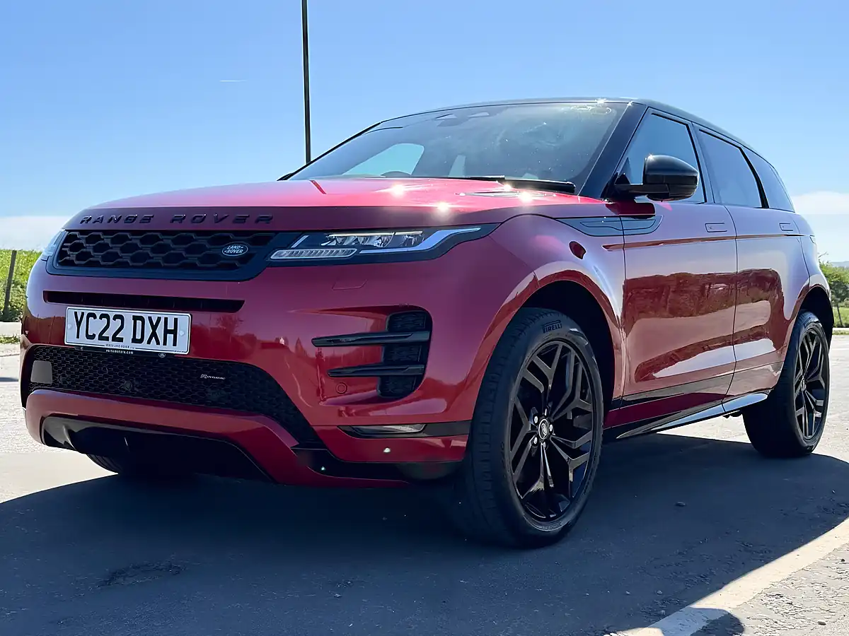 Used 2022 Land Rover Range Rover Evoque Edition Firenze Red - Interior and Exterior details 4