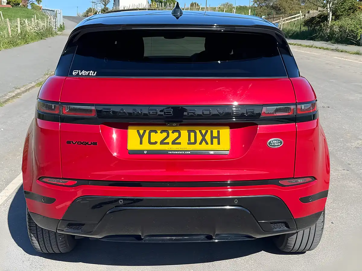 Used 2022 Land Rover Range Rover Evoque Edition Firenze Red - Interior and Exterior details 9