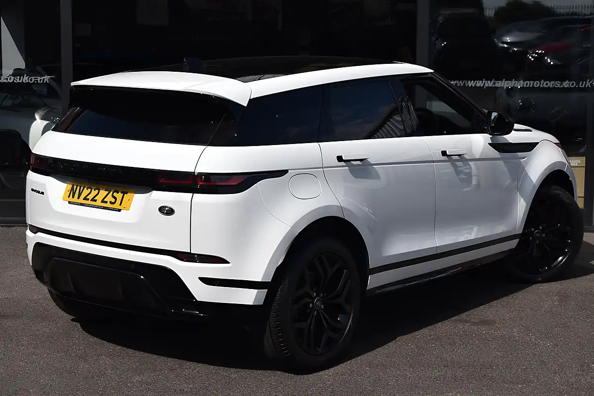 Used 2022 Land Rover Range Rover Evoque Edition Fuji White - Interior and Exterior details 5