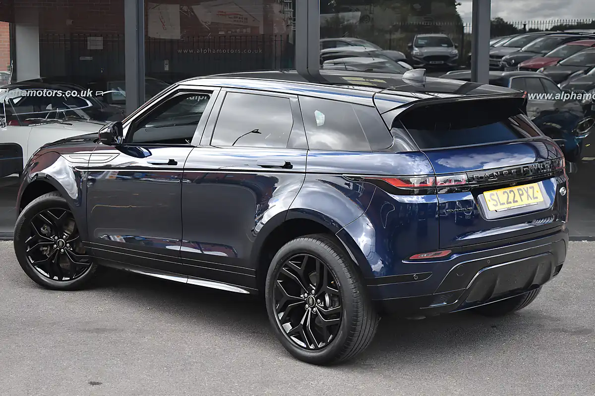 Used 2022 Land Rover Range Rover Evoque Edition Portofino Blue - Interior and Exterior details 2
