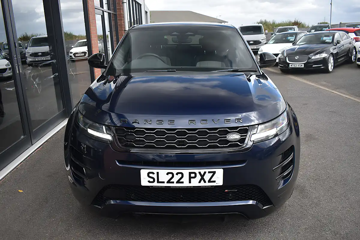 Used 2022 Land Rover Range Rover Evoque Edition Portofino Blue - Interior and Exterior details 3