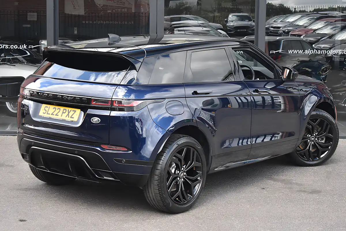 Used 2022 Land Rover Range Rover Evoque Edition Portofino Blue - Interior and Exterior details 5