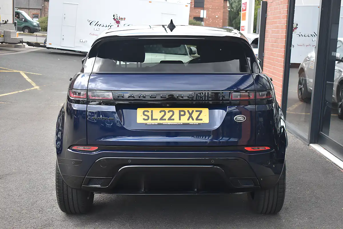 Used 2022 Land Rover Range Rover Evoque Edition Portofino Blue - Interior and Exterior details 6