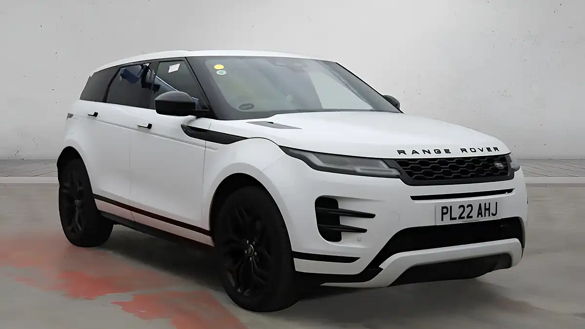 Used 2022 Land Rover Range Rover Evoque R-Dynamic Hse White - Front View