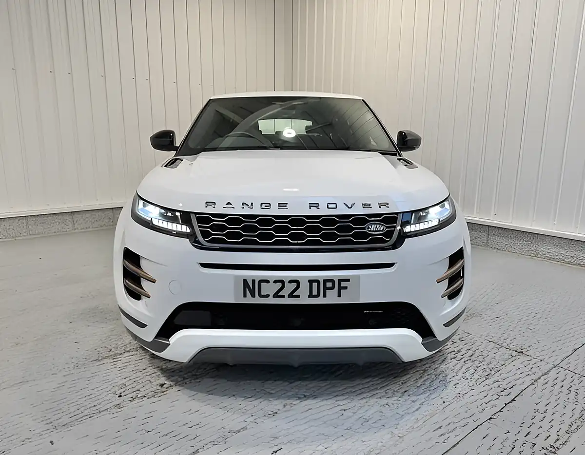 Used 2022 Land Rover Range Rover Evoque R-Dynamic S Fuji White - Interior and Exterior details 2