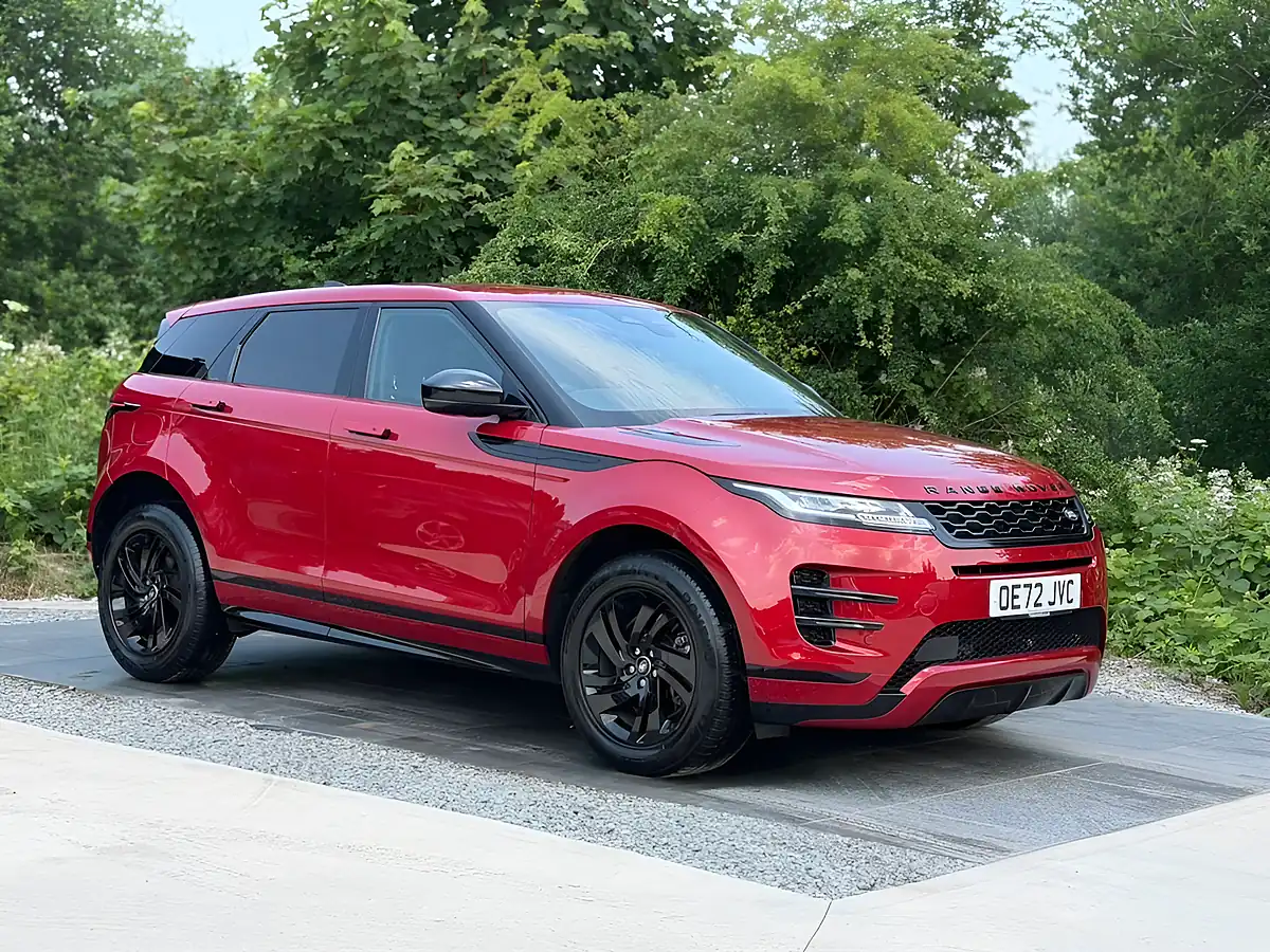 Used 2022 Land Rover Range Rover Evoque R-Dynamic S Red - Interior and Exterior details 9