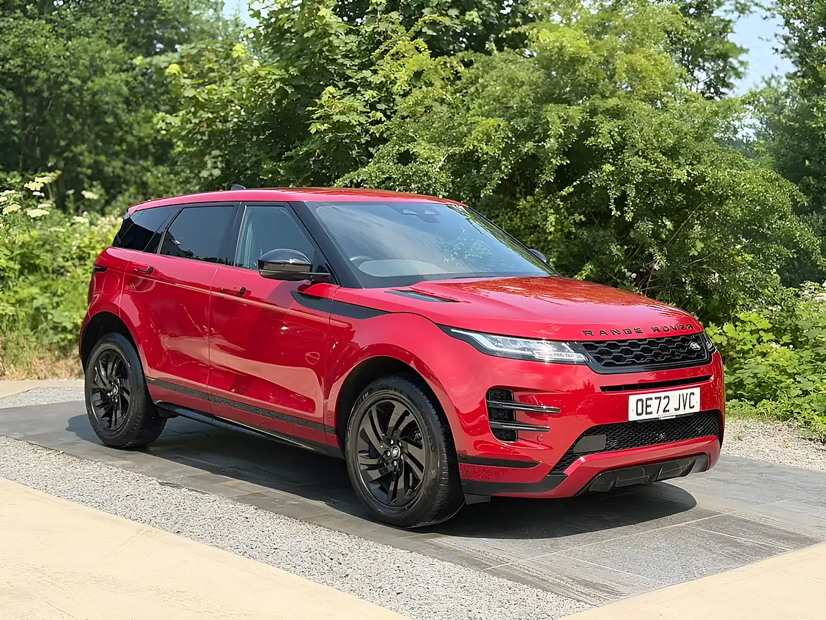 Used 2022 Land Rover Range Rover Evoque R-Dynamic S Red - Interior and Exterior details 11