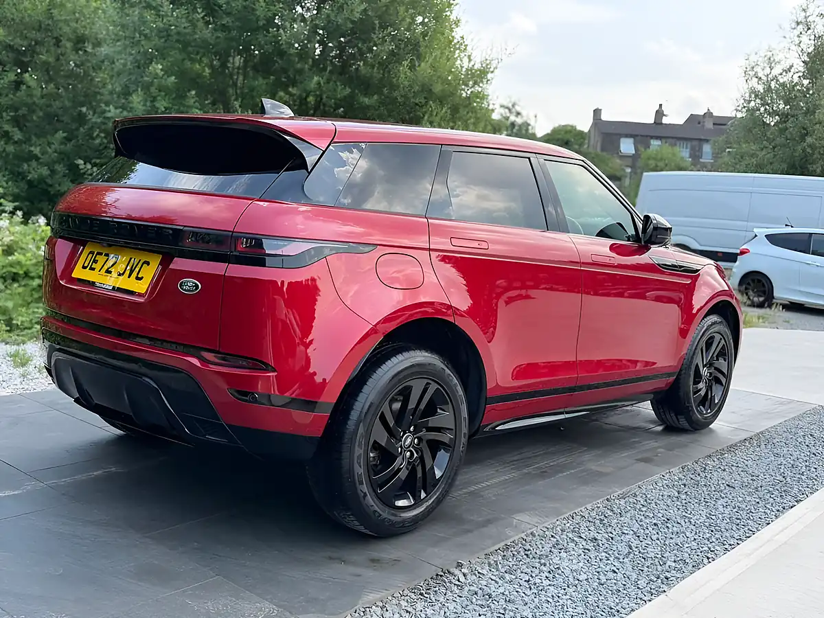 Used 2022 Land Rover Range Rover Evoque R-Dynamic S Red - Interior and Exterior details 15