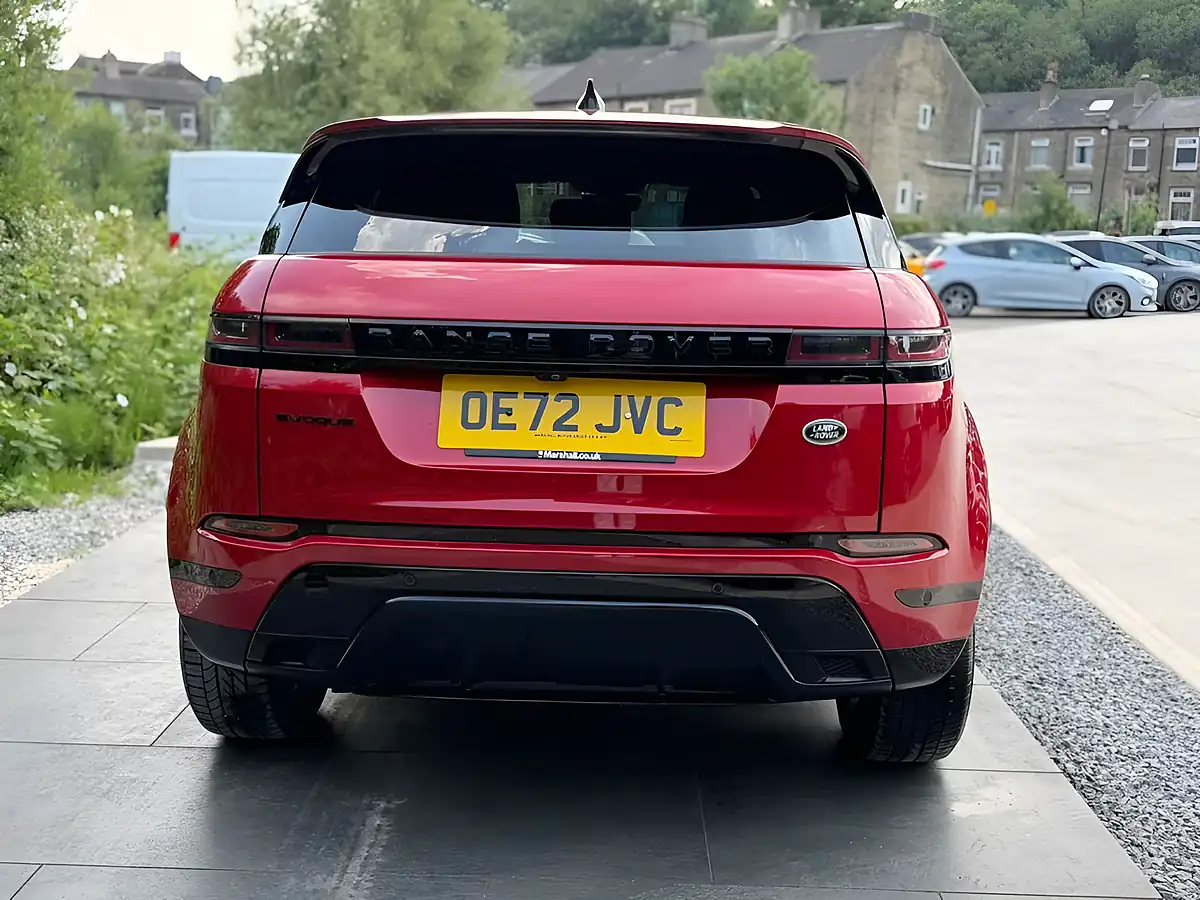 Used 2022 Land Rover Range Rover Evoque R-Dynamic S Red - Interior and Exterior details 2
