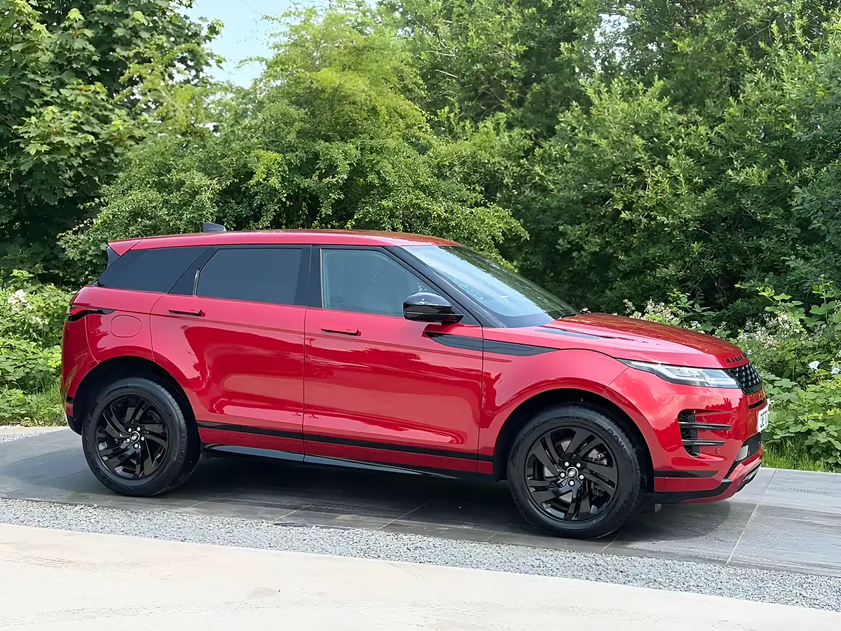 Used 2022 Land Rover Range Rover Evoque R-Dynamic S Red - Interior and Exterior details 3