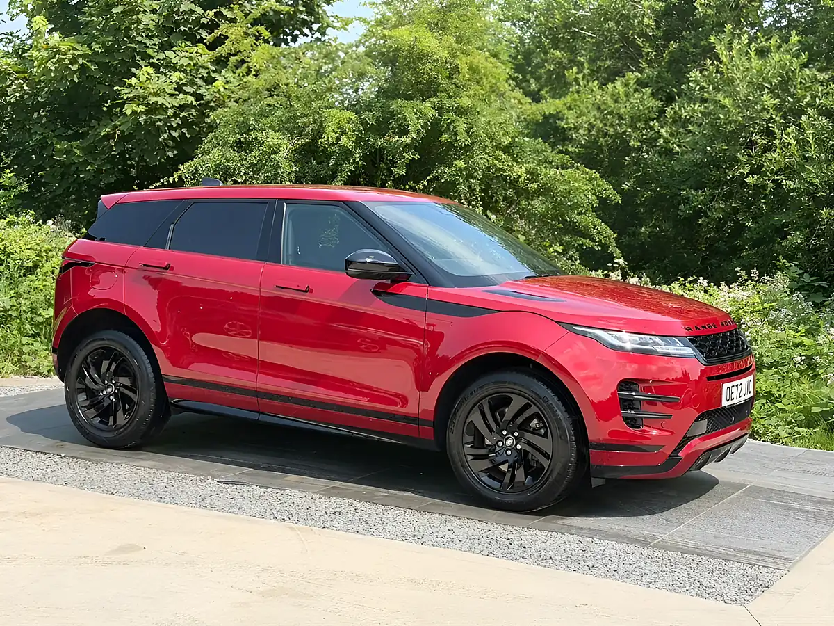 Used 2022 Land Rover Range Rover Evoque R-Dynamic S Red - Interior and Exterior details 8