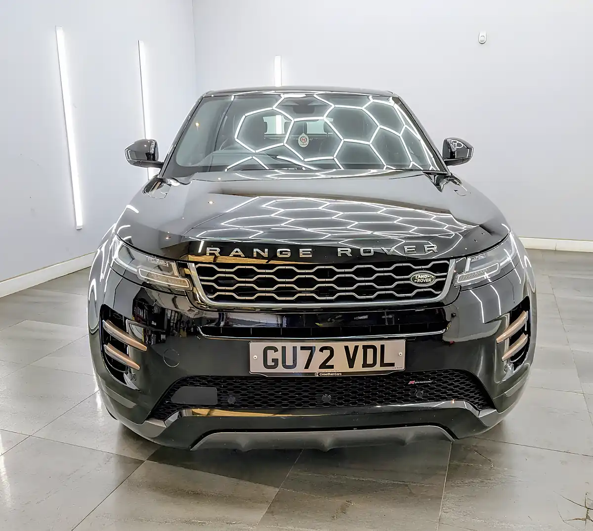 Used 2022 Land Rover Range Rover Evoque R-Dynamic S Santorini Black - Interior and Exterior details 4
