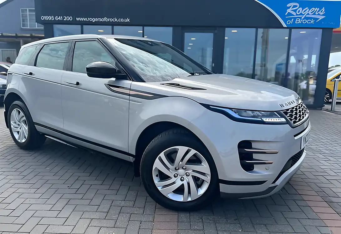 Used 2022 Land Rover Range Rover Evoque R-Dynamic S Seoul Pearl Silver - Front View
