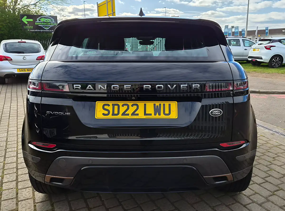 Used 2022 Land Rover Range Rover Evoque R-Dynamic Se Black - Interior and Exterior details 4