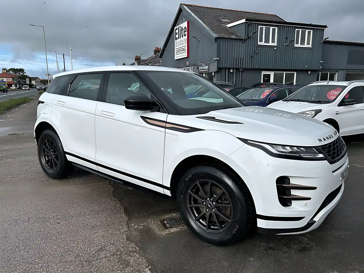 Used 2022 Land Rover Range Rover Evoque R-Dynamic White - Front View