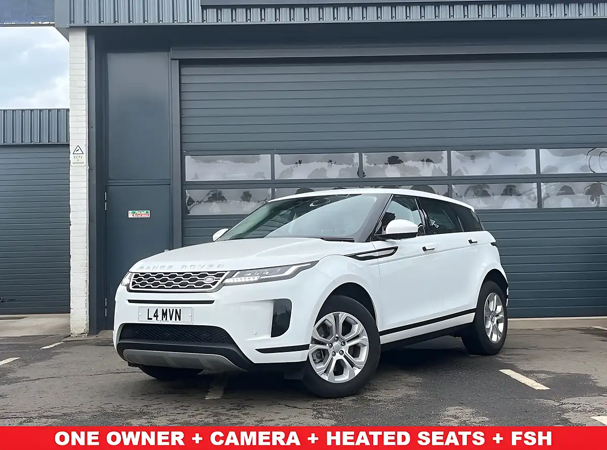 Used 2022 Land Rover Range Rover Evoque S White - Front View