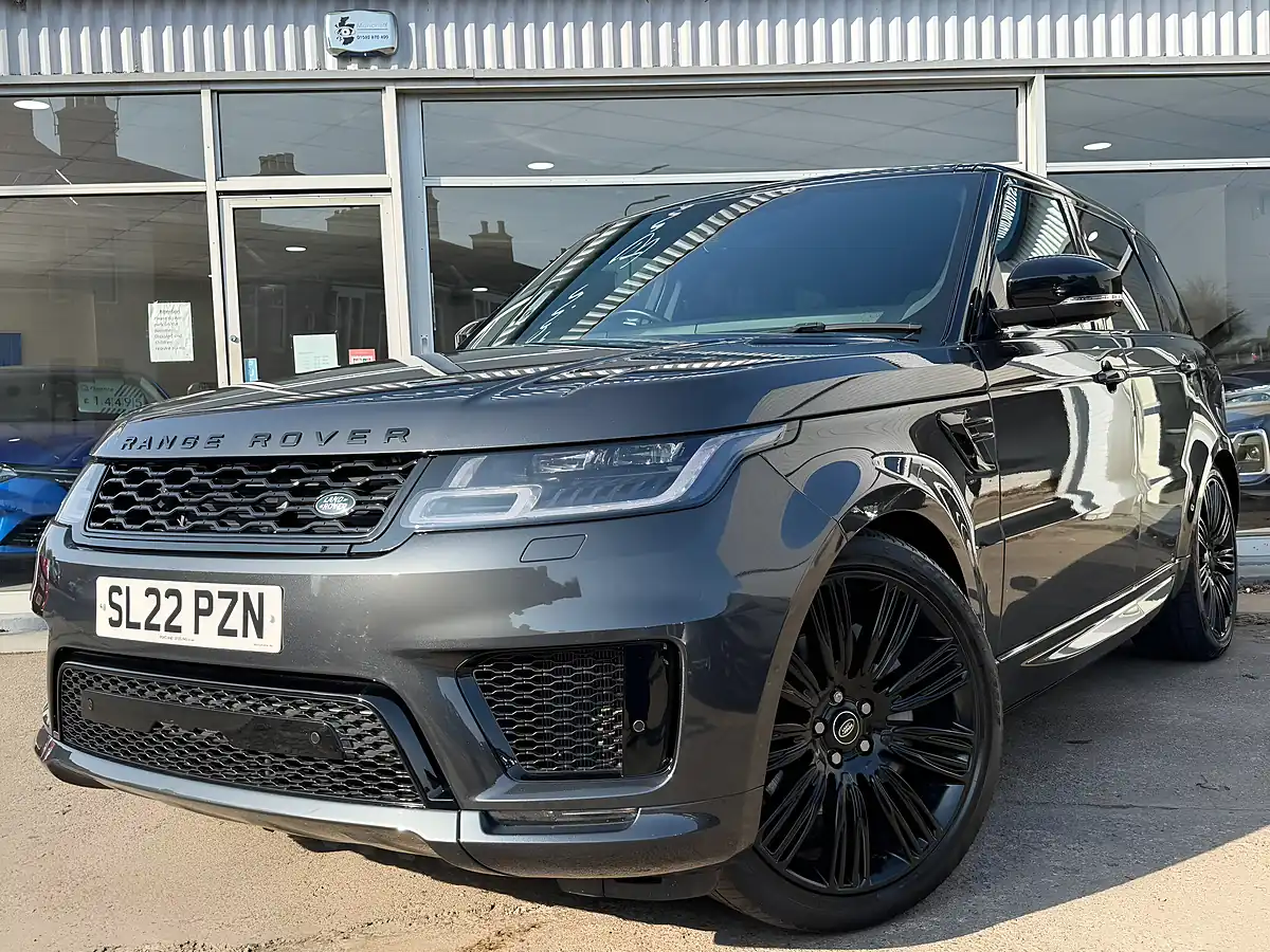 Used 2022 Land Rover Range Rover Sport Hse Dynamic Black Grey - Front View