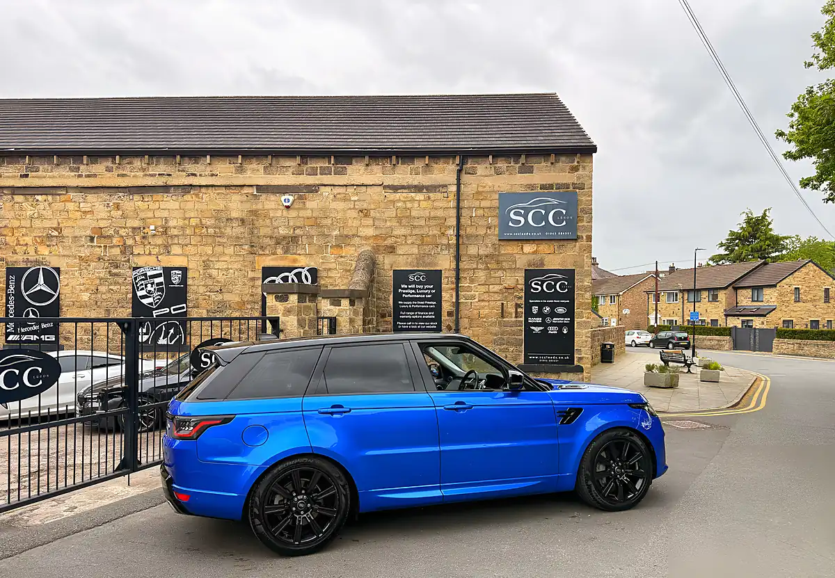 Used 2022 Land Rover Range Rover Sport Hse Dynamic Velocity Blue - Interior and Exterior details 10