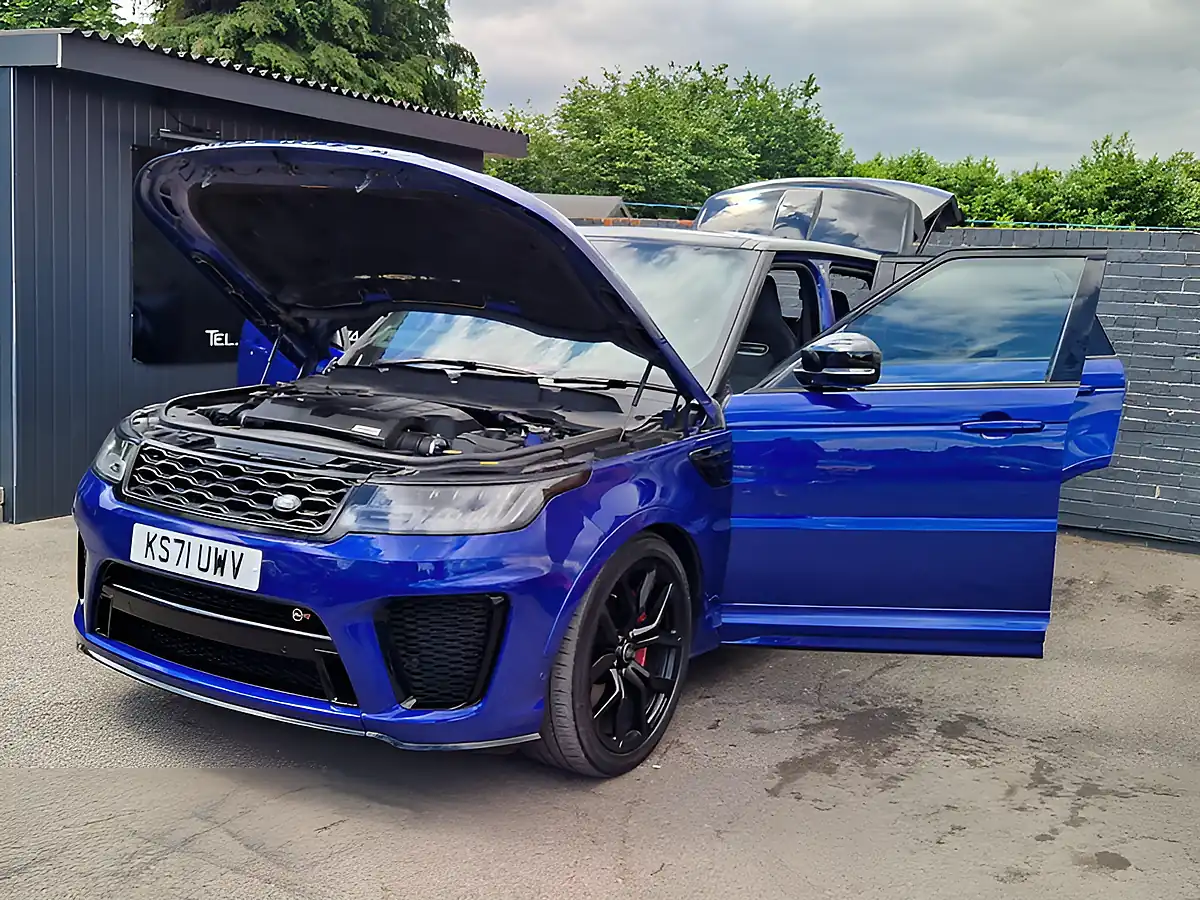 Used 2022 Land Rover Range Rover Sport Svr Blue - Interior and Exterior details 10