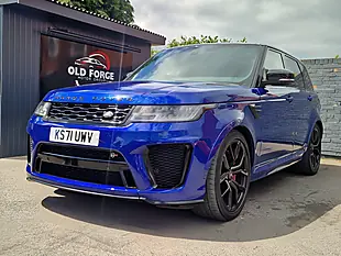 Used 2022 Land Rover Range Rover Sport Svr Blue - Interior and Exterior details 11