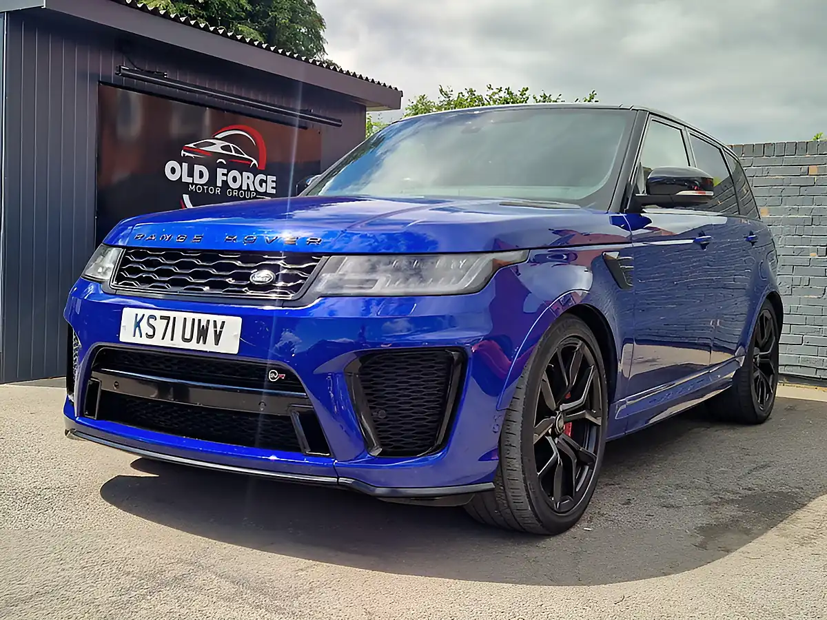 Used 2022 Land Rover Range Rover Sport Svr Blue - Interior and Exterior details 11