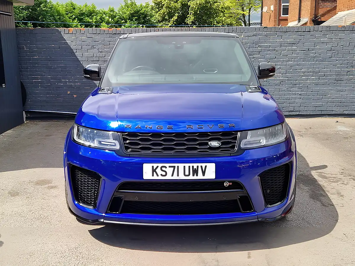Used 2022 Land Rover Range Rover Sport Svr Blue - Interior and Exterior details 4