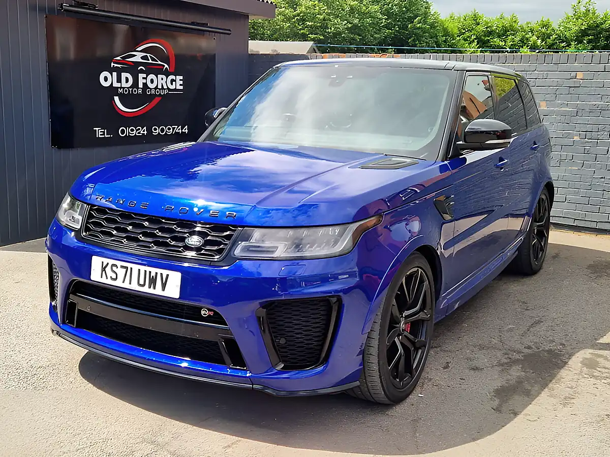Used 2022 Land Rover Range Rover Sport Svr Blue - Interior and Exterior details 5