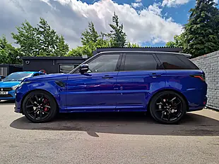 Used 2022 Land Rover Range Rover Sport Svr Blue - Interior and Exterior details 6