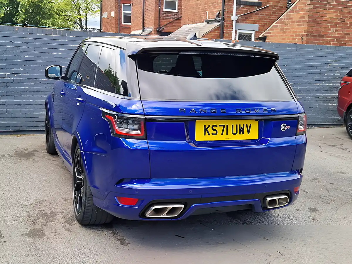 Used 2022 Land Rover Range Rover Sport Svr Blue - Interior and Exterior details 8