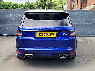 Used 2022 Land Rover Range Rover Sport Svr Blue - Interior and Exterior details 9