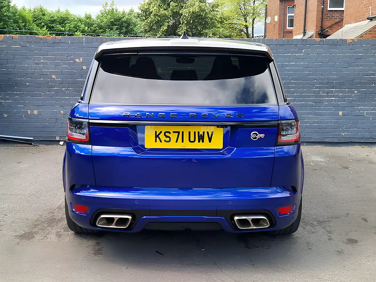 Used 2022 Land Rover Range Rover Sport Svr Blue - Interior and Exterior details 9