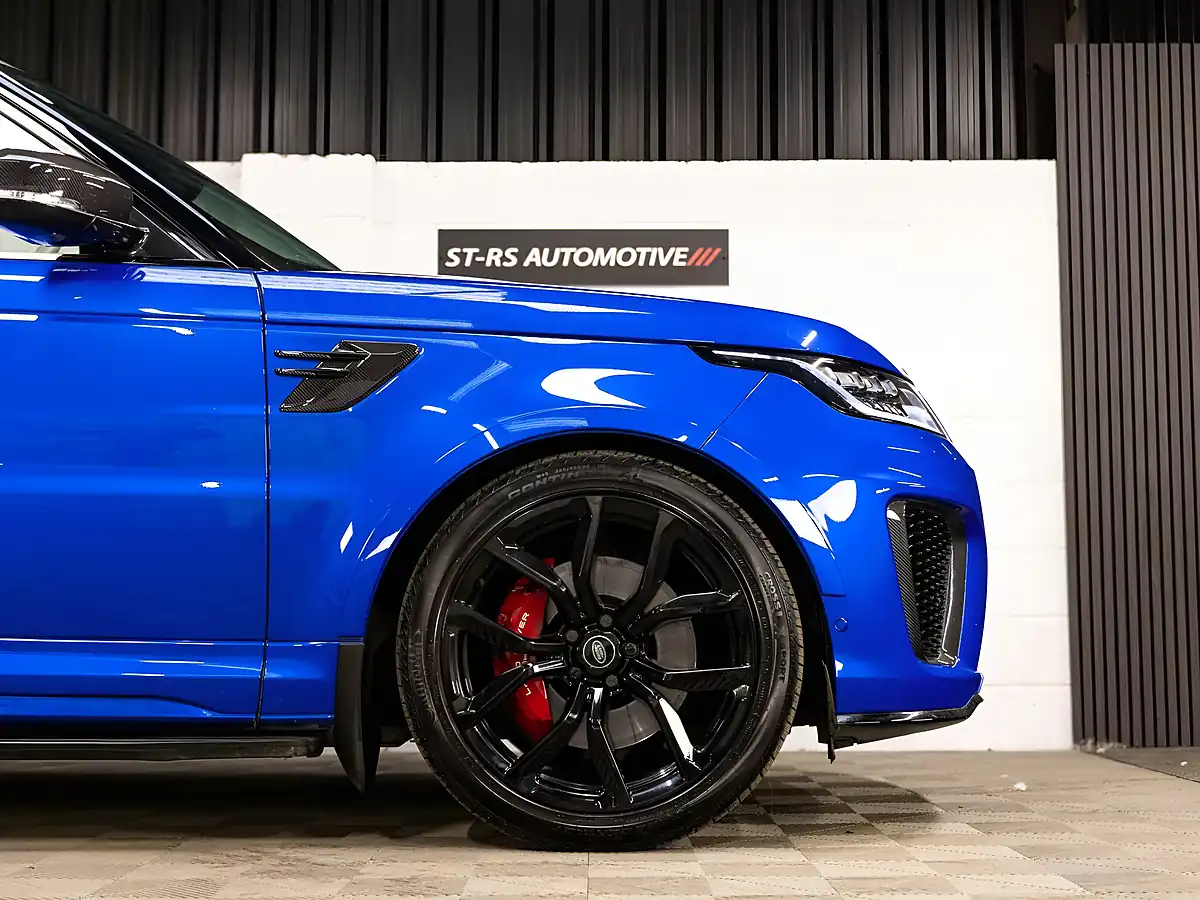 Used 2022 Land Rover Range Rover Sport Svr Carbon Edition Blue - Interior and Exterior details 13