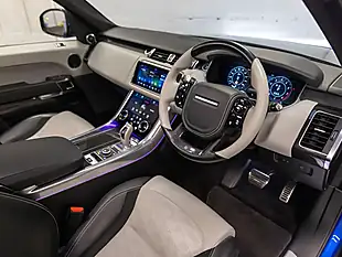 Used 2022 Land Rover Range Rover Sport Svr Carbon Edition Blue - Interior and Exterior details 19