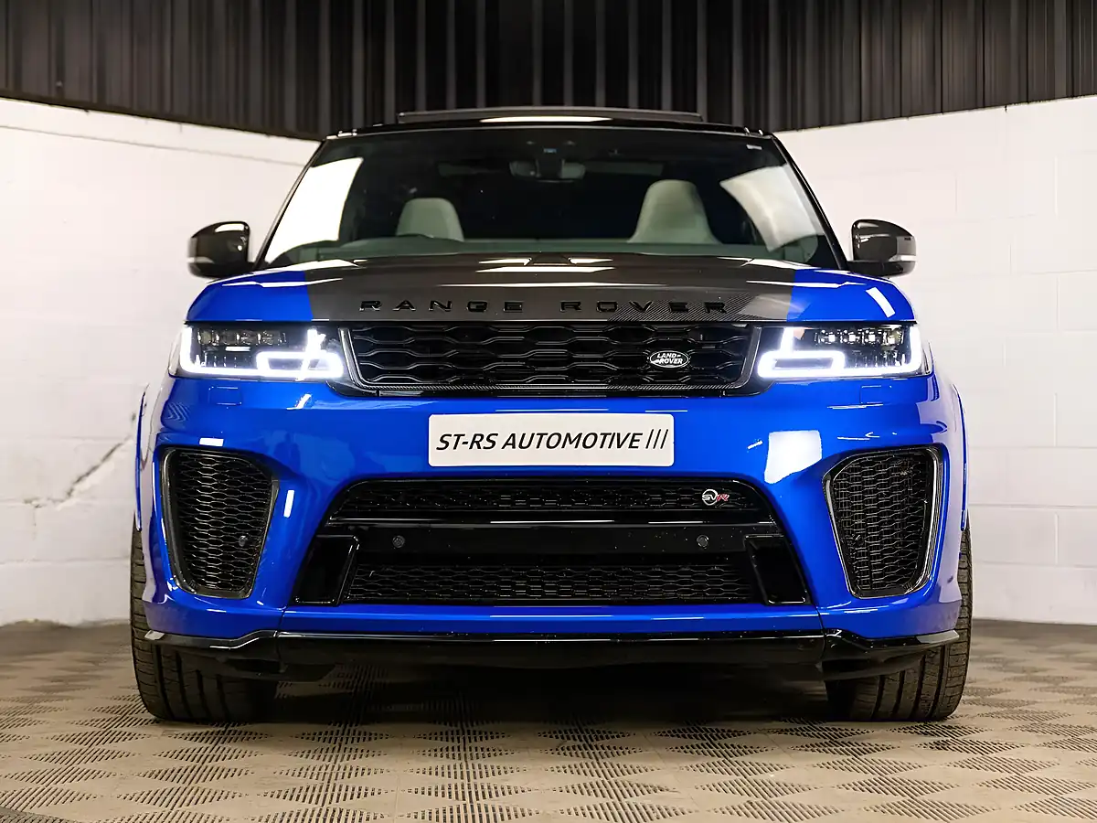 Used 2022 Land Rover Range Rover Sport Svr Carbon Edition Blue - Interior and Exterior details 2