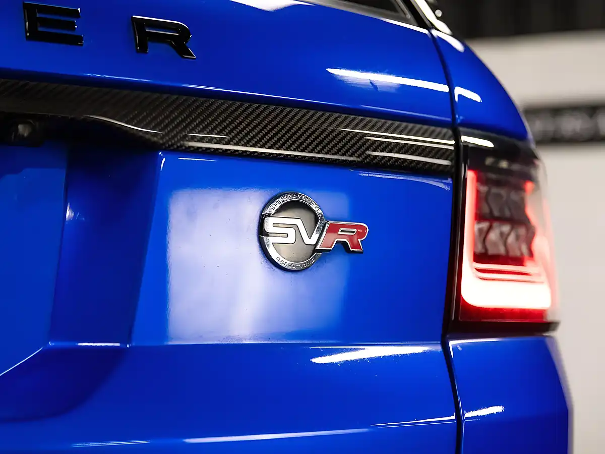 Used 2022 Land Rover Range Rover Sport Svr Carbon Edition Blue - Interior and Exterior details 20