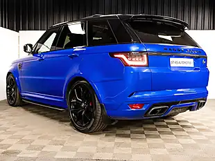 Used 2022 Land Rover Range Rover Sport Svr Carbon Edition Blue - Interior and Exterior details 3
