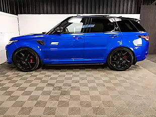 Used 2022 Land Rover Range Rover Sport Svr Carbon Edition Blue - Interior and Exterior details 4