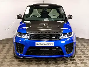Used 2022 Land Rover Range Rover Sport Svr Carbon Edition Blue - Interior and Exterior details 6