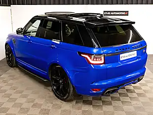 Used 2022 Land Rover Range Rover Sport Svr Carbon Edition Blue - Interior and Exterior details 7