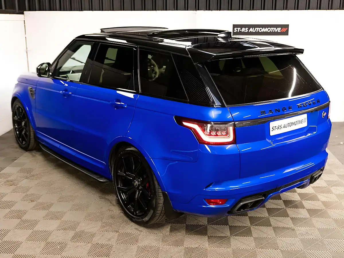 Used 2022 Land Rover Range Rover Sport Svr Carbon Edition Blue - Interior and Exterior details 7
