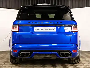 Used 2022 Land Rover Range Rover Sport Svr Carbon Edition Blue - Interior and Exterior details 8