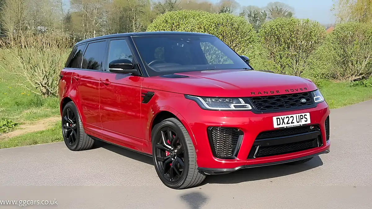 Used 2022 Land Rover Range Rover Sport Svr Italian Racing Red - Front View