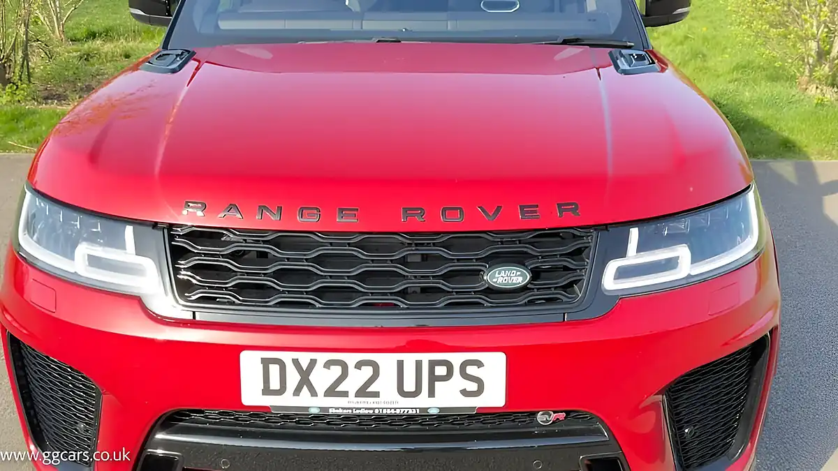 Used 2022 Land Rover Range Rover Sport Svr Italian Racing Red - Interior and Exterior details 10