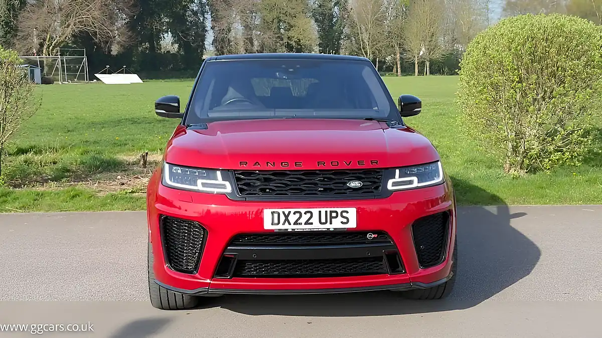 Used 2022 Land Rover Range Rover Sport Svr Italian Racing Red - Interior and Exterior details 2
