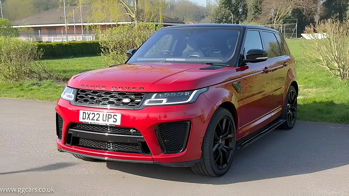 Used 2022 Land Rover Range Rover Sport Svr Italian Racing Red - Interior and Exterior details 3