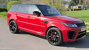 Used 2022 Land Rover Range Rover Sport Svr Italian Racing Red - Interior and Exterior details 5