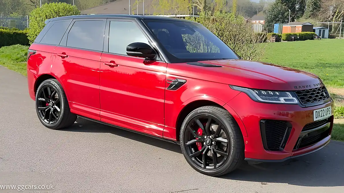 Used 2022 Land Rover Range Rover Sport Svr Italian Racing Red - Interior and Exterior details 5