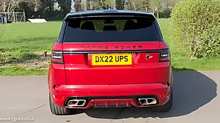 Used 2022 Land Rover Range Rover Sport Svr Italian Racing Red - Interior and Exterior details 6