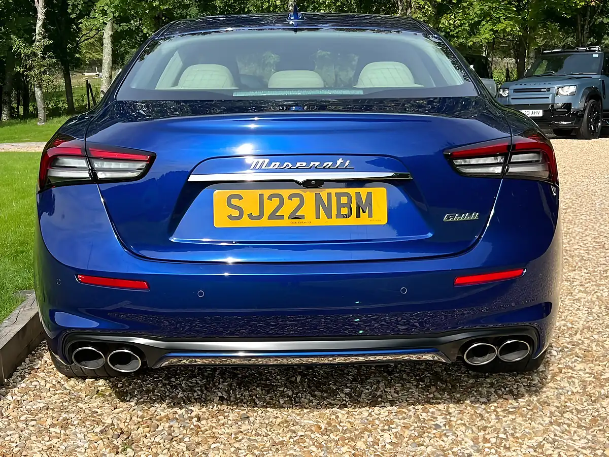 Used 2022 Maserati Ghibli GT Blue - Interior and Exterior details 19